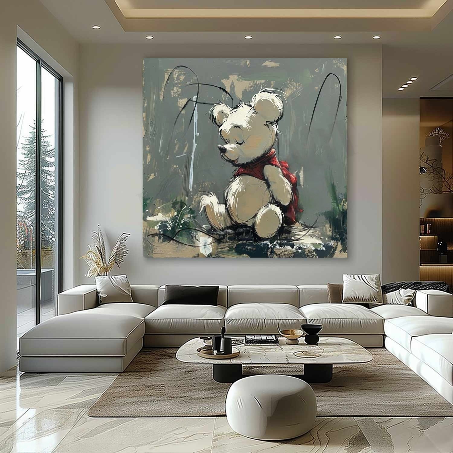 Wall Art Whimsical Sitting Bear