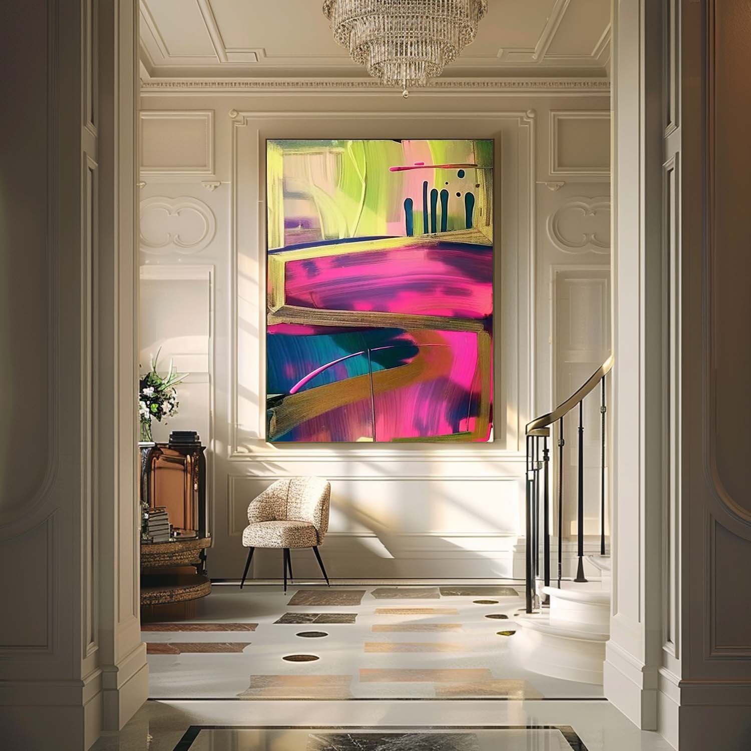 Ruby Colorful Painting - Letslighting