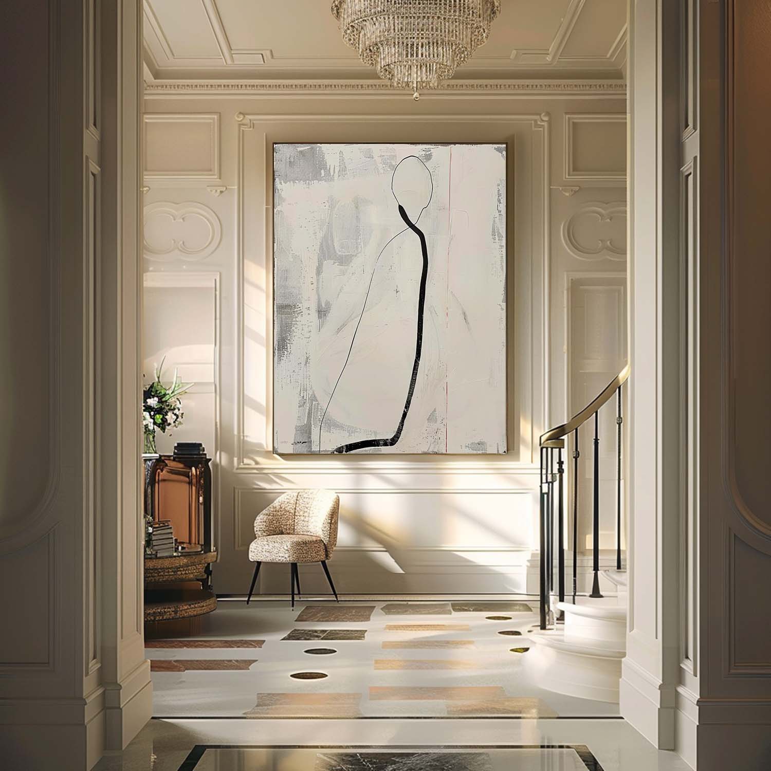 Contemporary Minimalist Art MA107 - Neutralighting