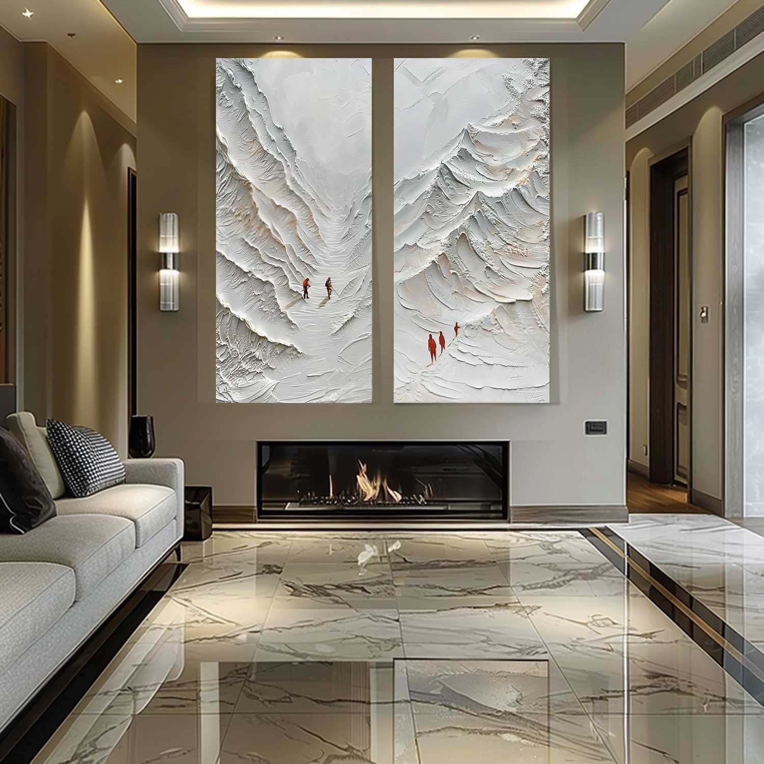 Wall Art Dramatic Textured Dimensional