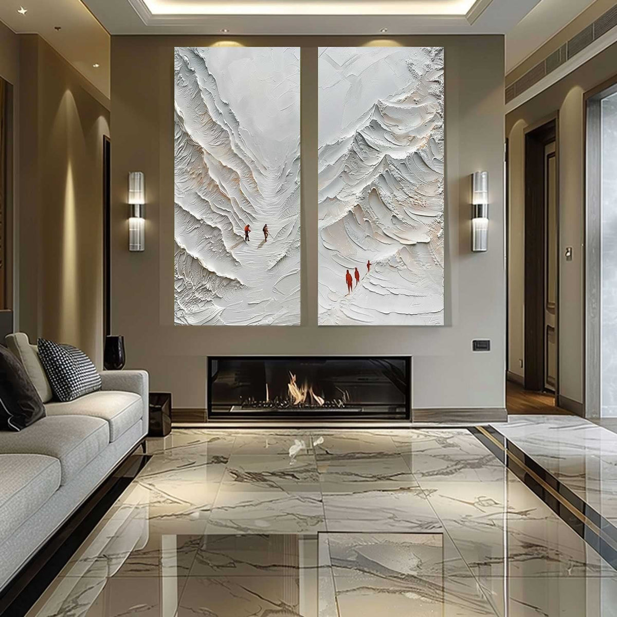 Wall Art Dramatic Textured Dimensional
