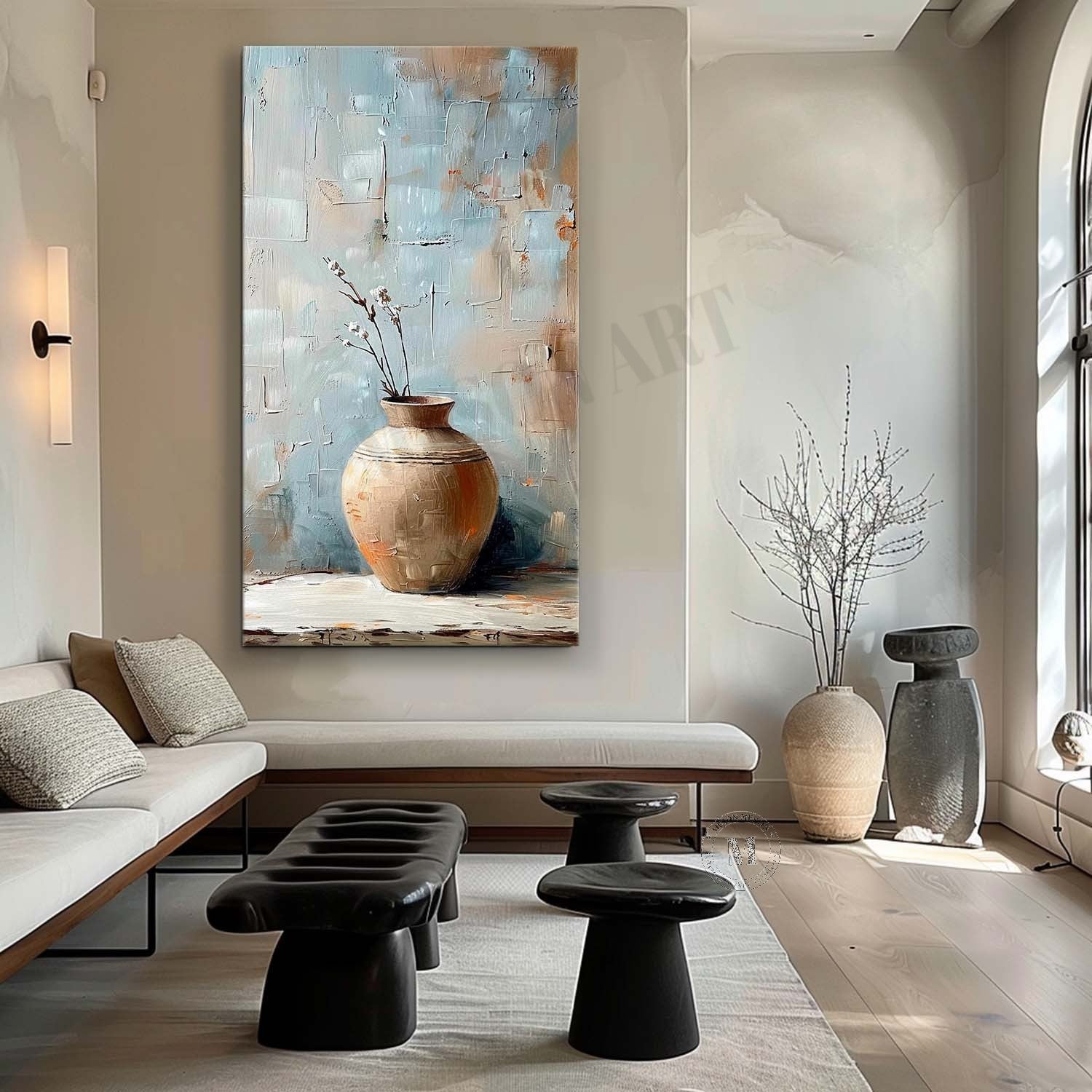 Wabi-Sabi Wall Art TX405 - Neutralighting