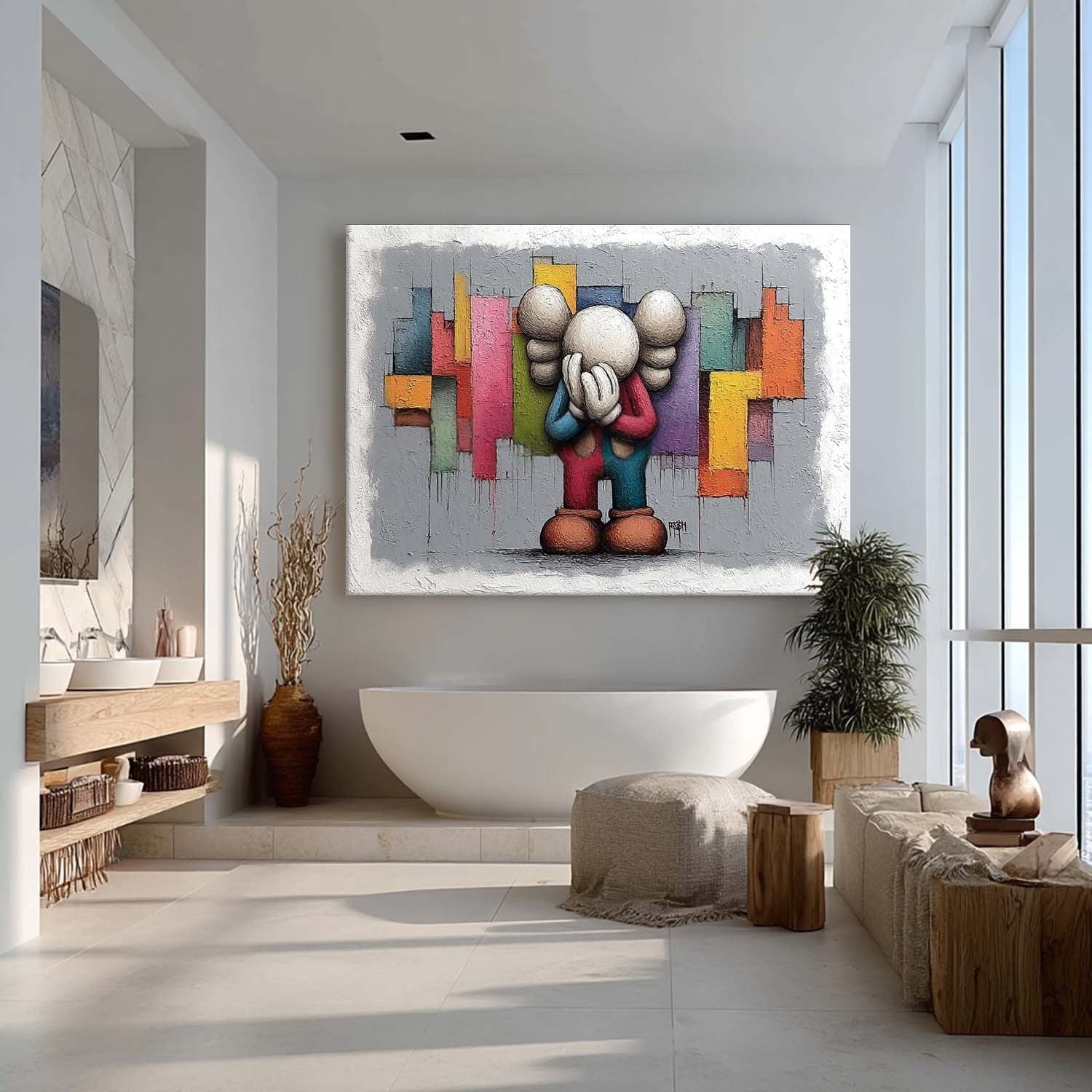 Wall Art Poignant Kaws Companion