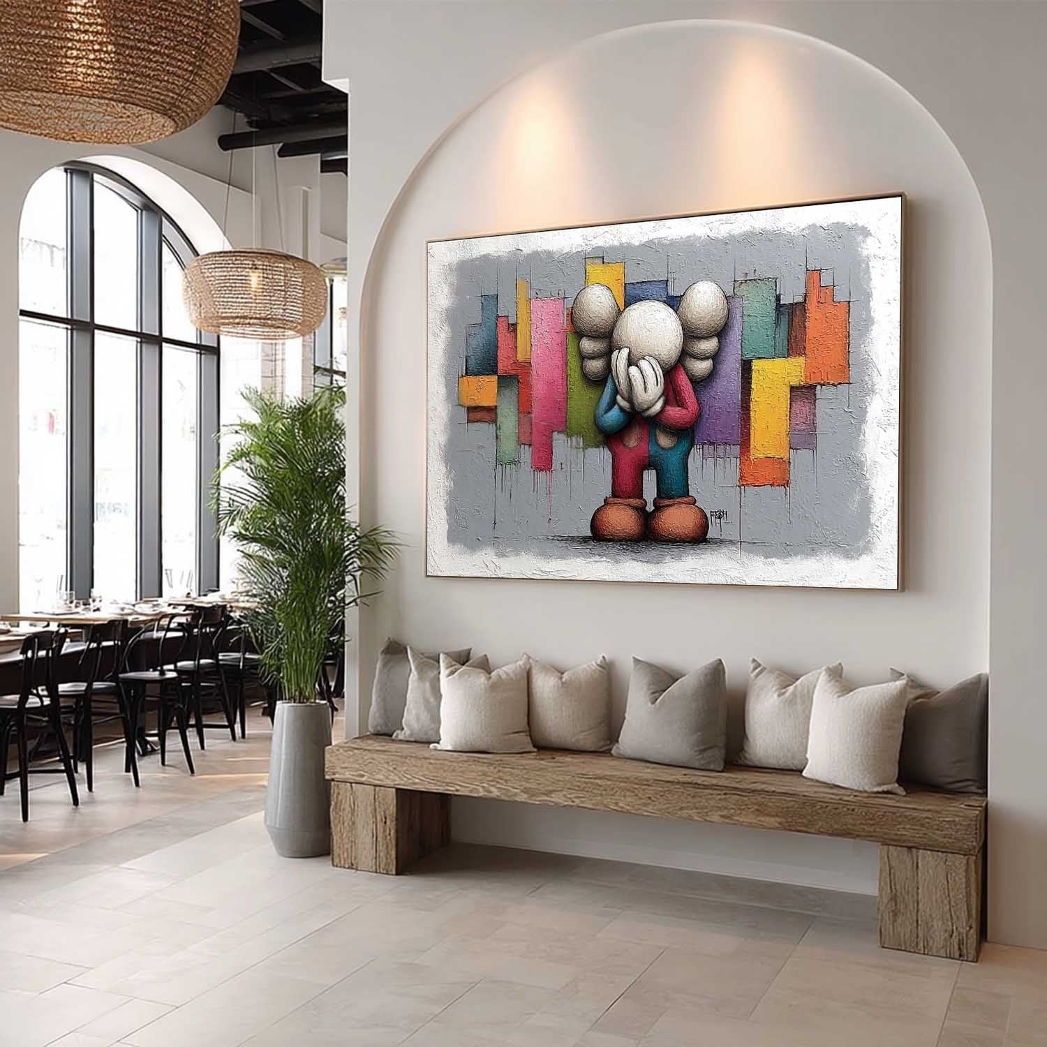 Wall Art Poignant Kaws Companion