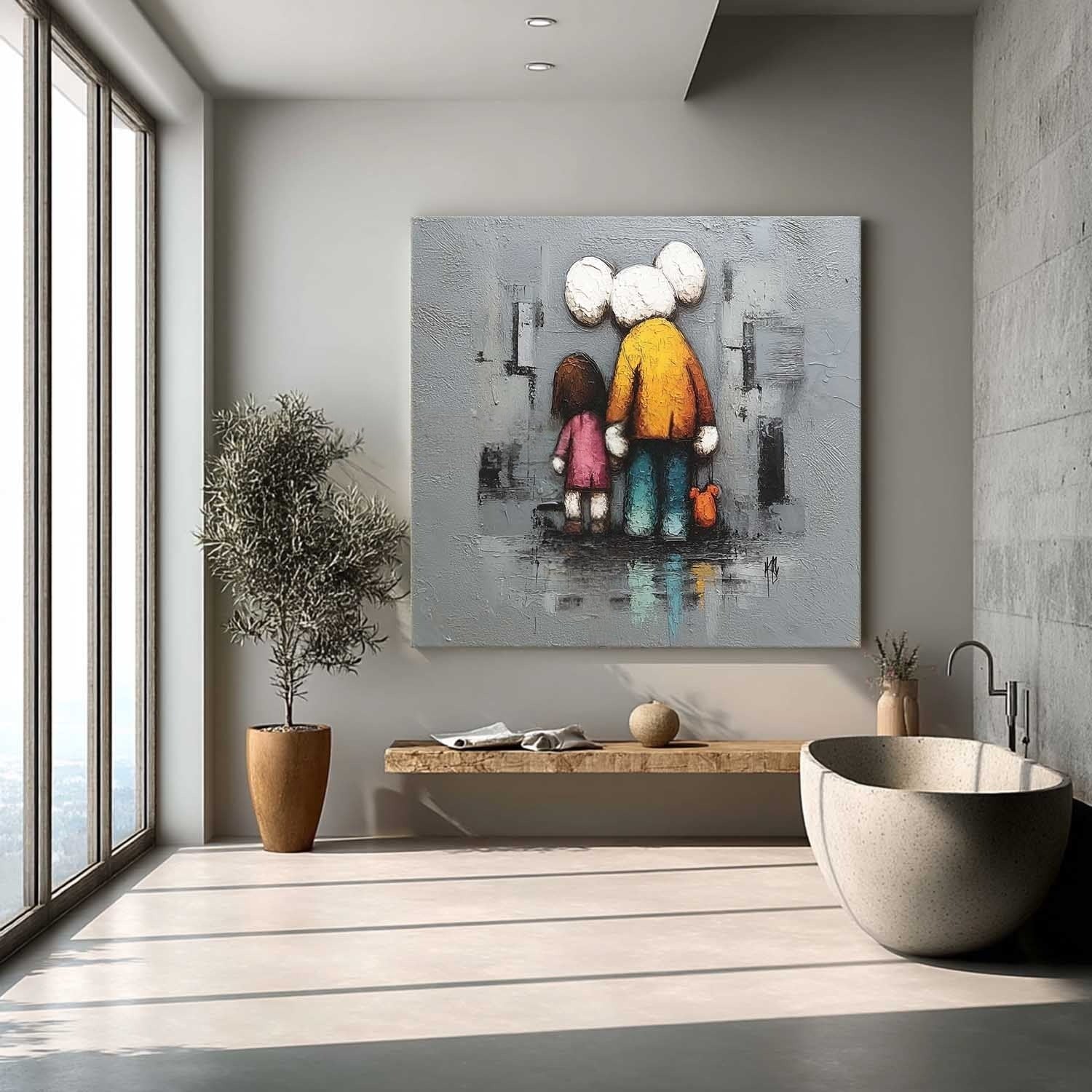 Wall Art Heartfelt Kaws Companion