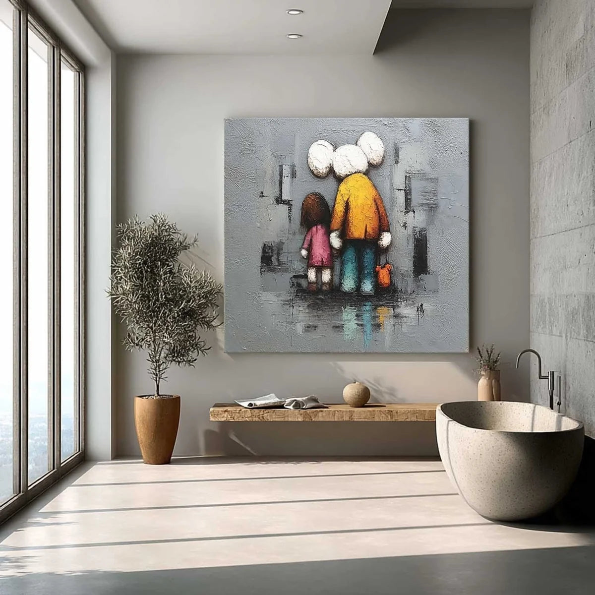 Wall Art Heartfelt Kaws Companion