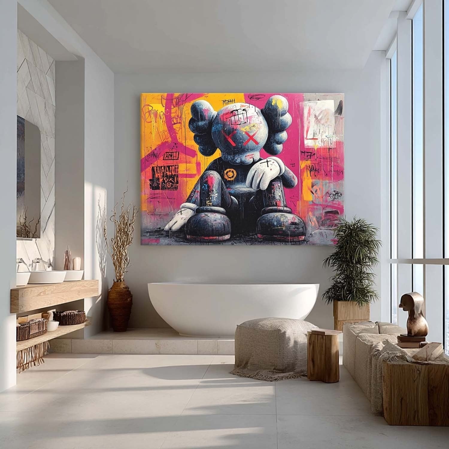 Wall Art Edgy Kaws Companion