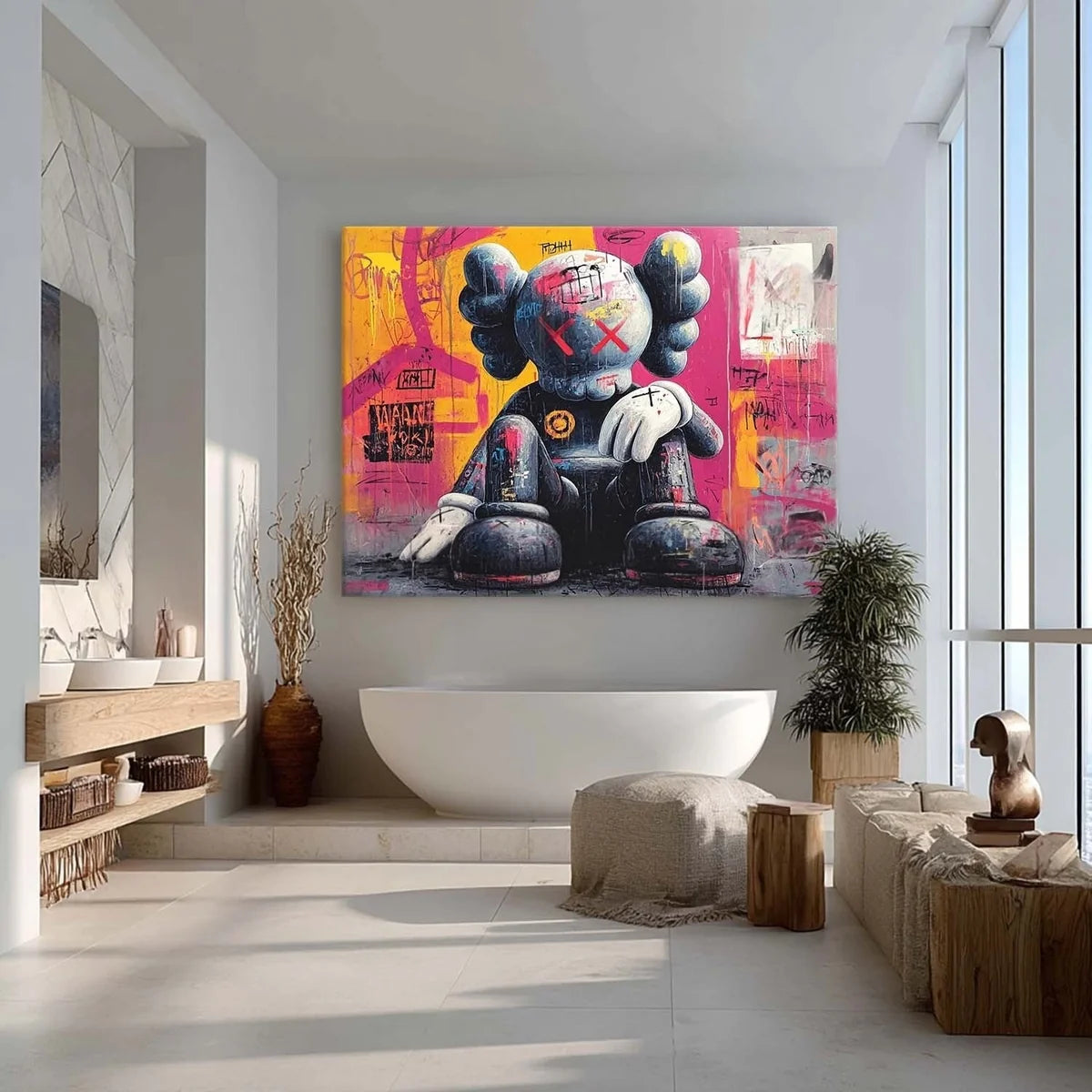 Wall Art Edgy Kaws Companion