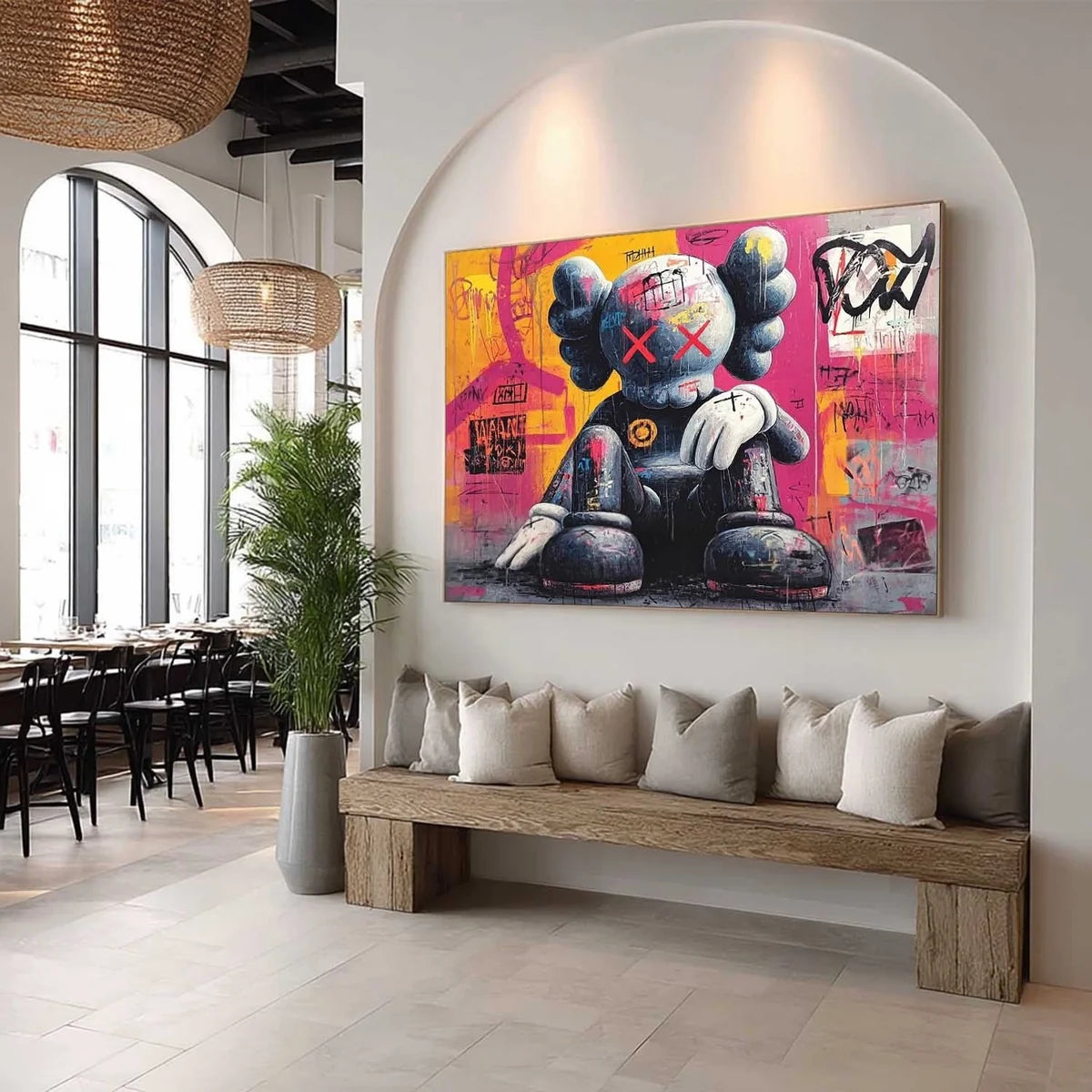 Wall Art Edgy Kaws Companion