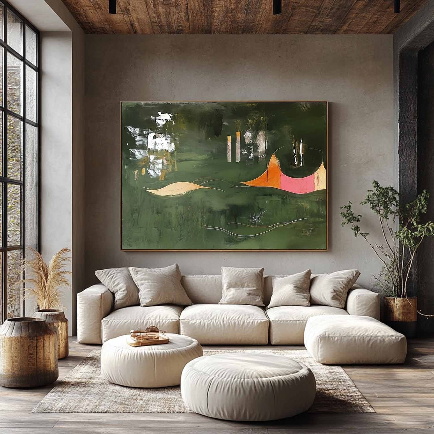 Wall Art Rectangle Abstract Landscape Inspired