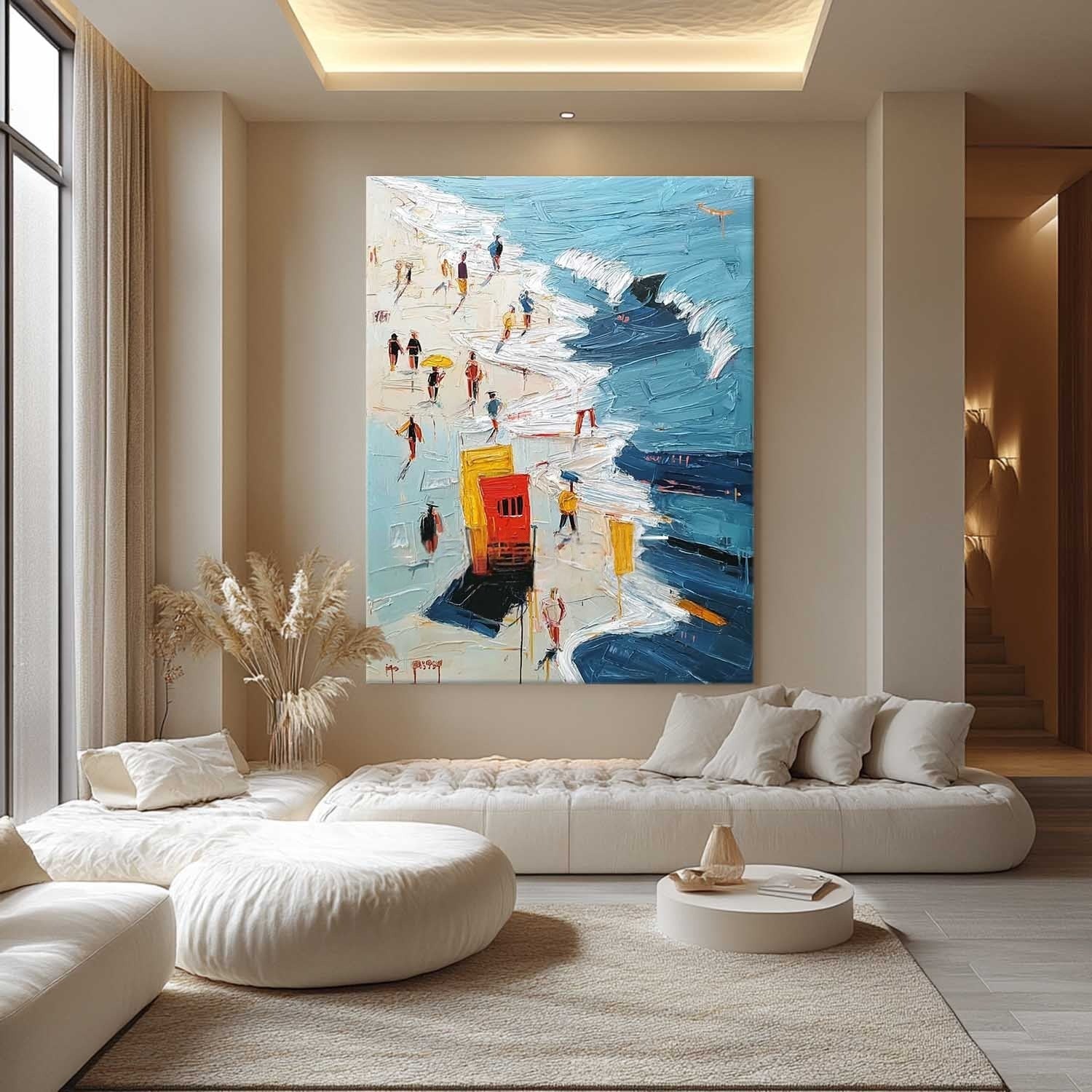 Wall Art Sunny Textured Beach Umbrella