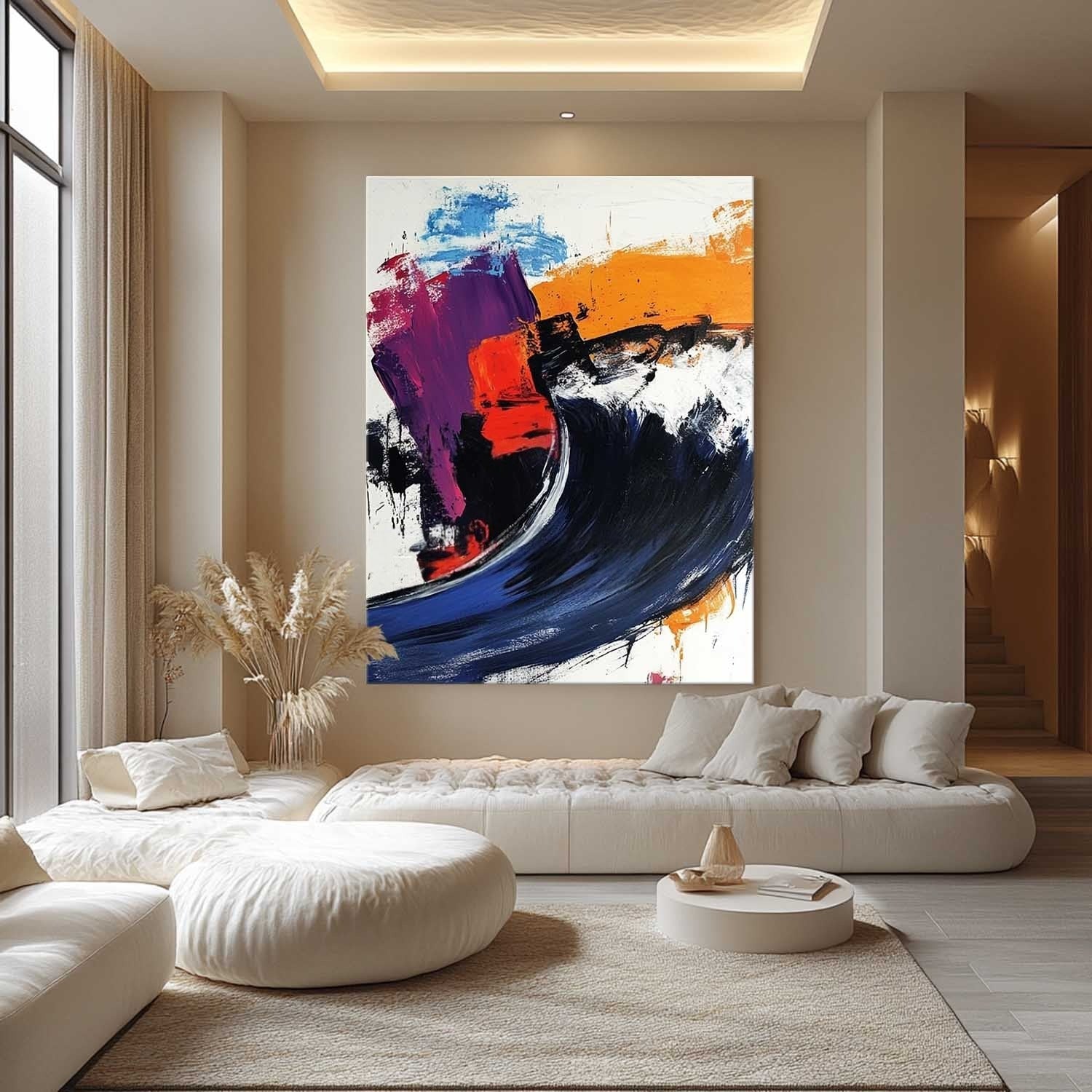 Wall Art Bold Textured Abstract