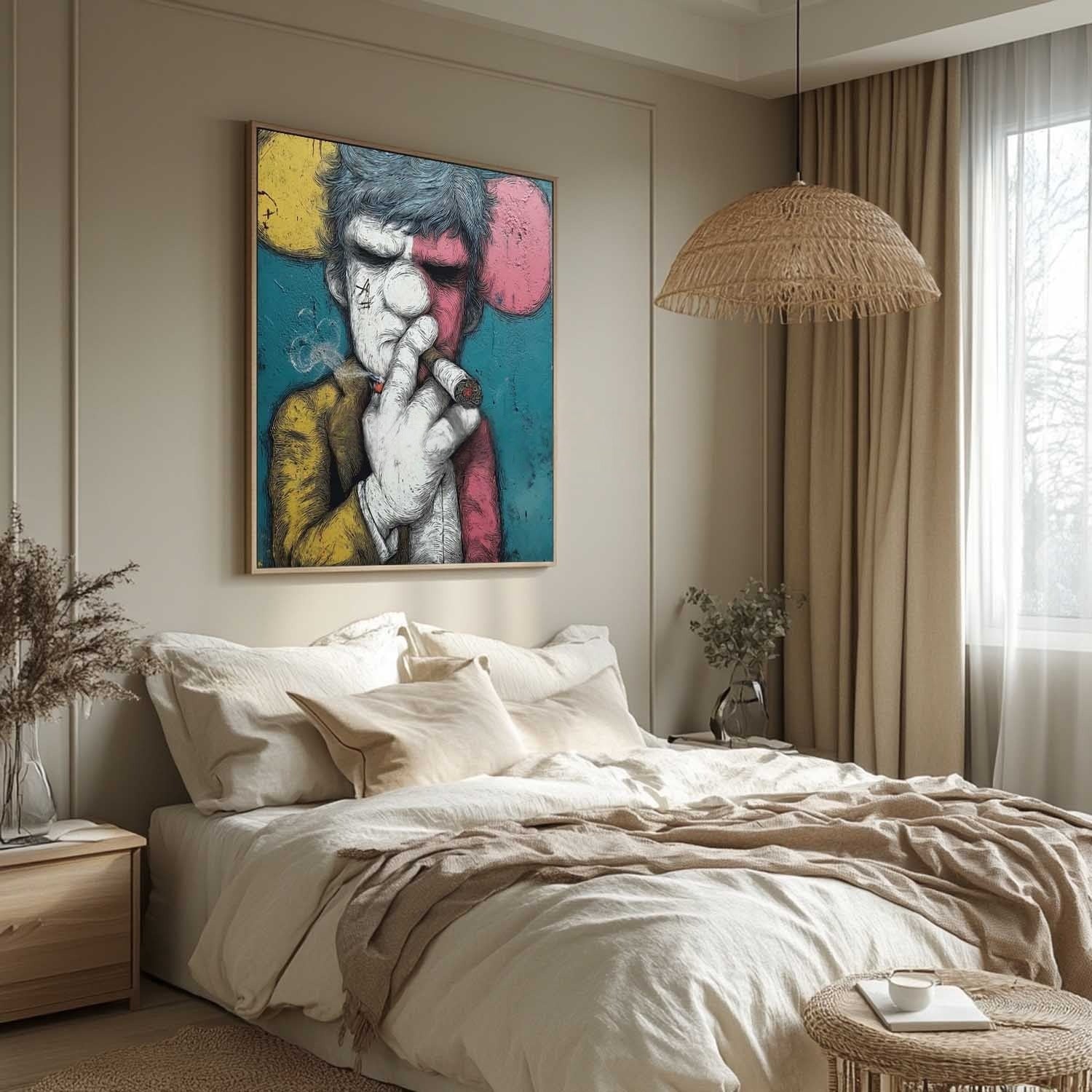 Kaws Style Gangster Pop Art Painting