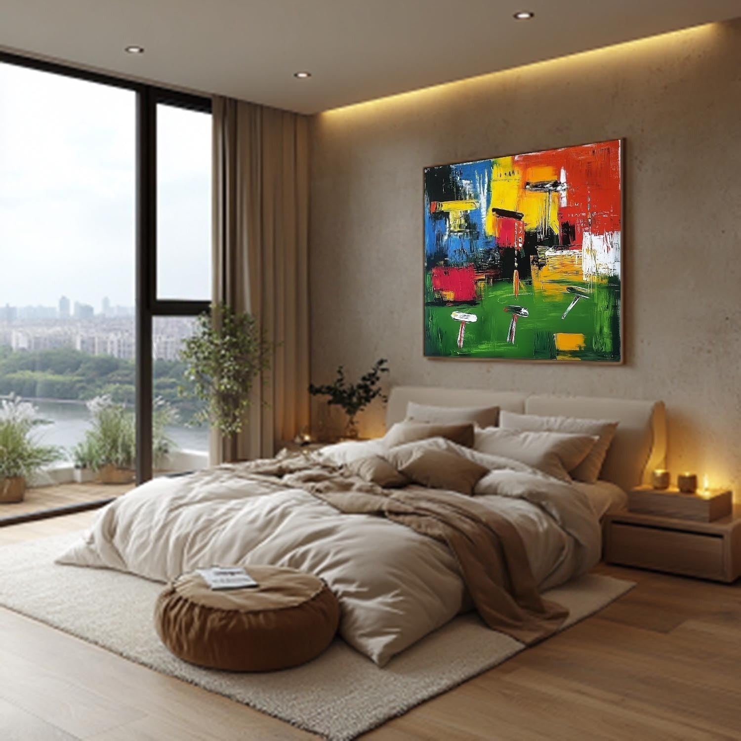 Wall Art Horizontal Expressionist Golf