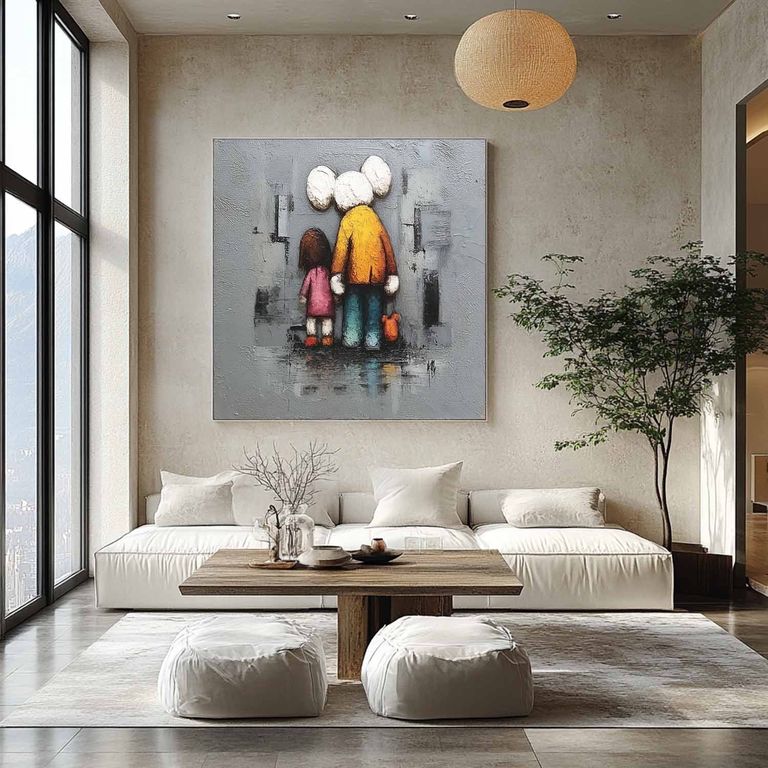 Wall Art Heartfelt Kaws Companion