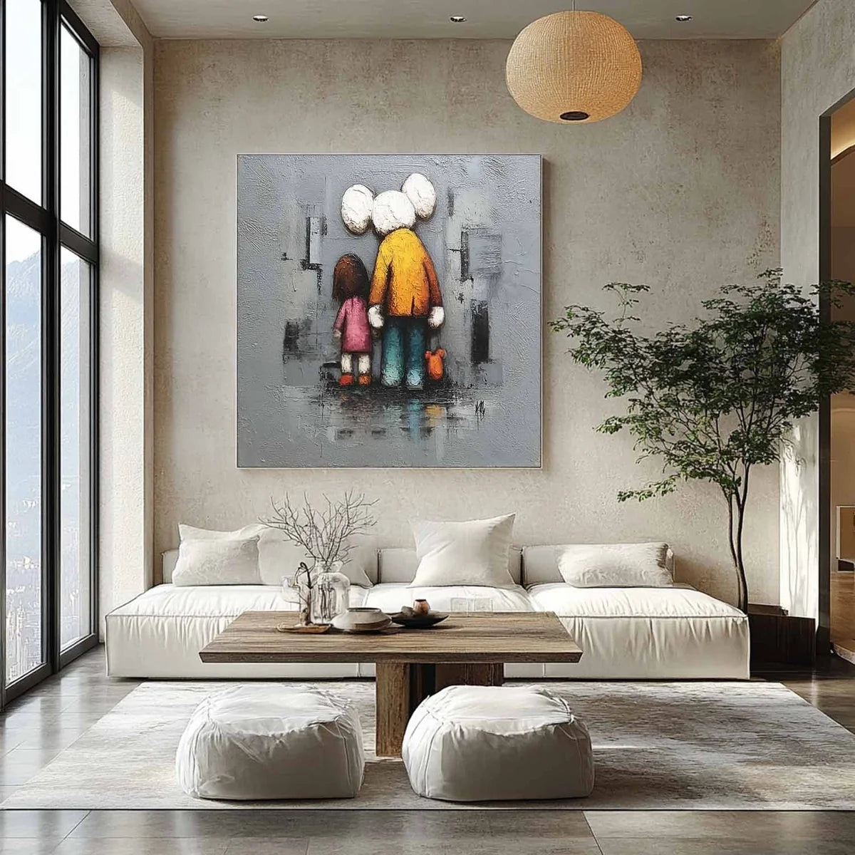 Wall Art Heartfelt Kaws Companion