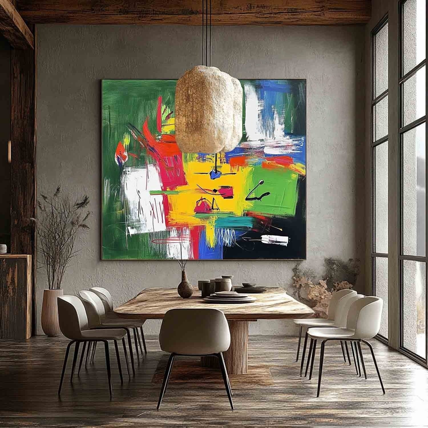 Wall Art Horizontal Expressionist Colorful