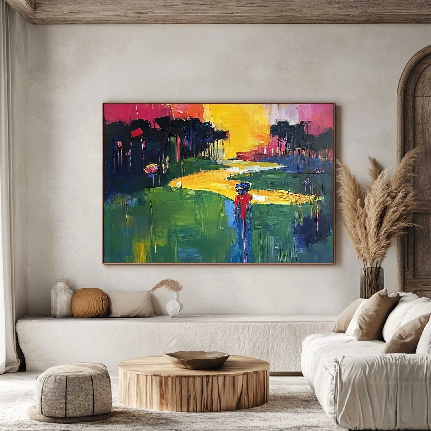 Wall Art Horizontal Golf Course Landscape