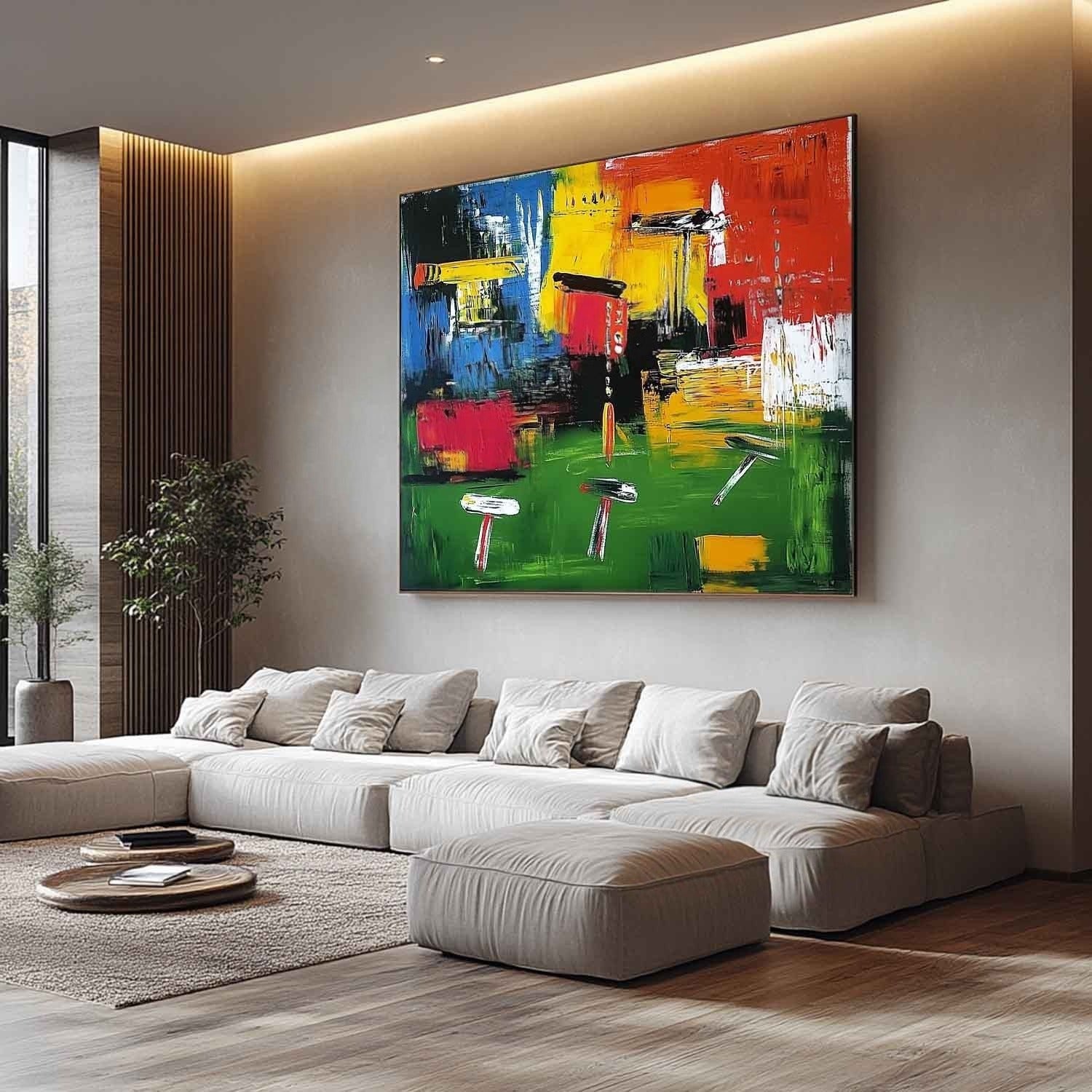 Wall Art Horizontal Expressionist Golf