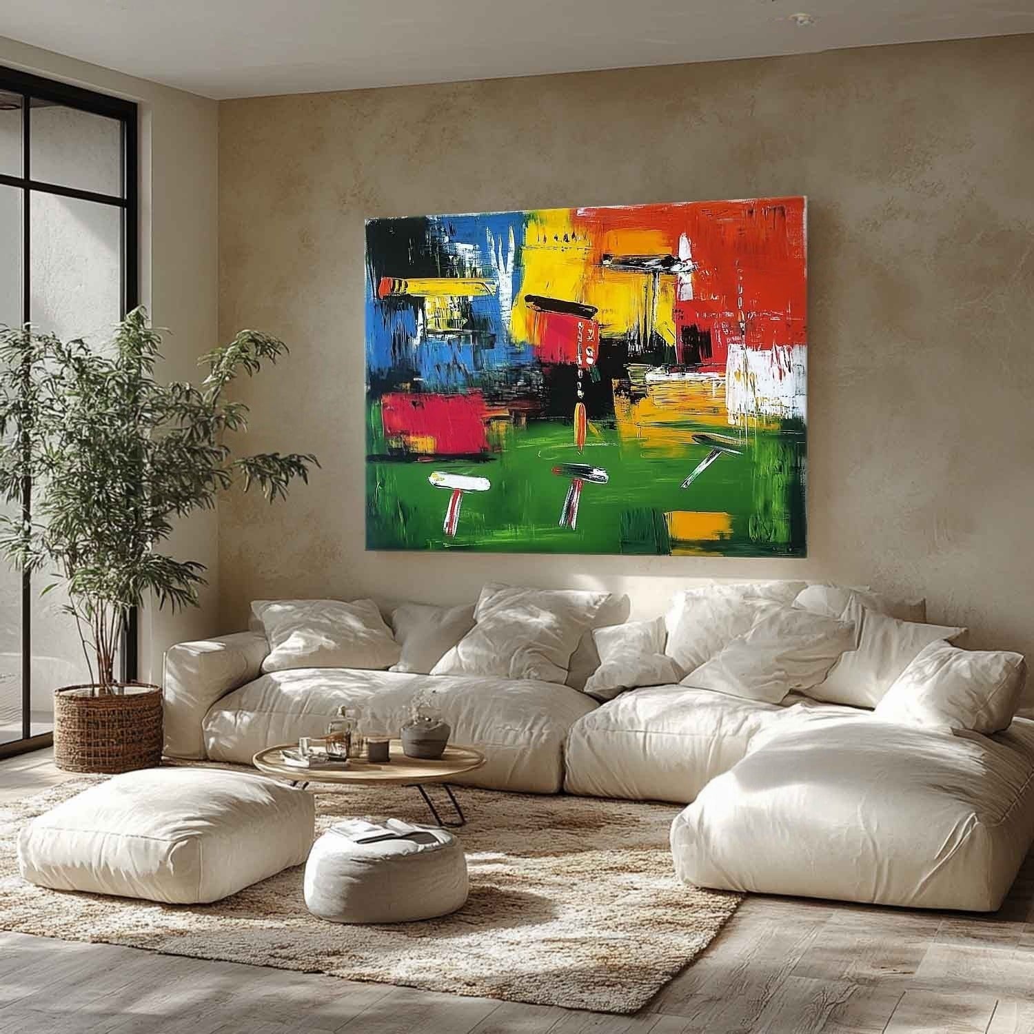 Wall Art Horizontal Expressionist Golf