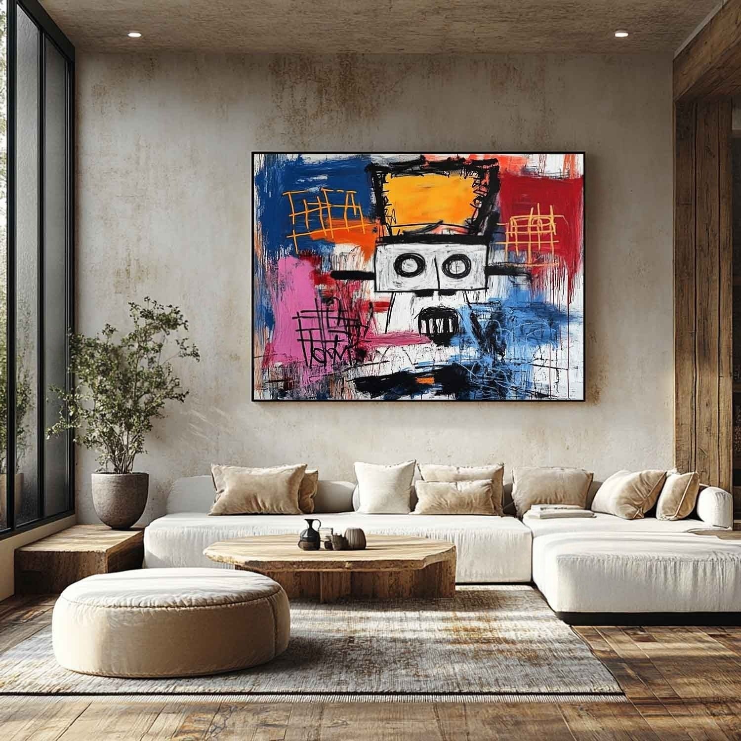 Wall Art Horizontal Neo Expressionist