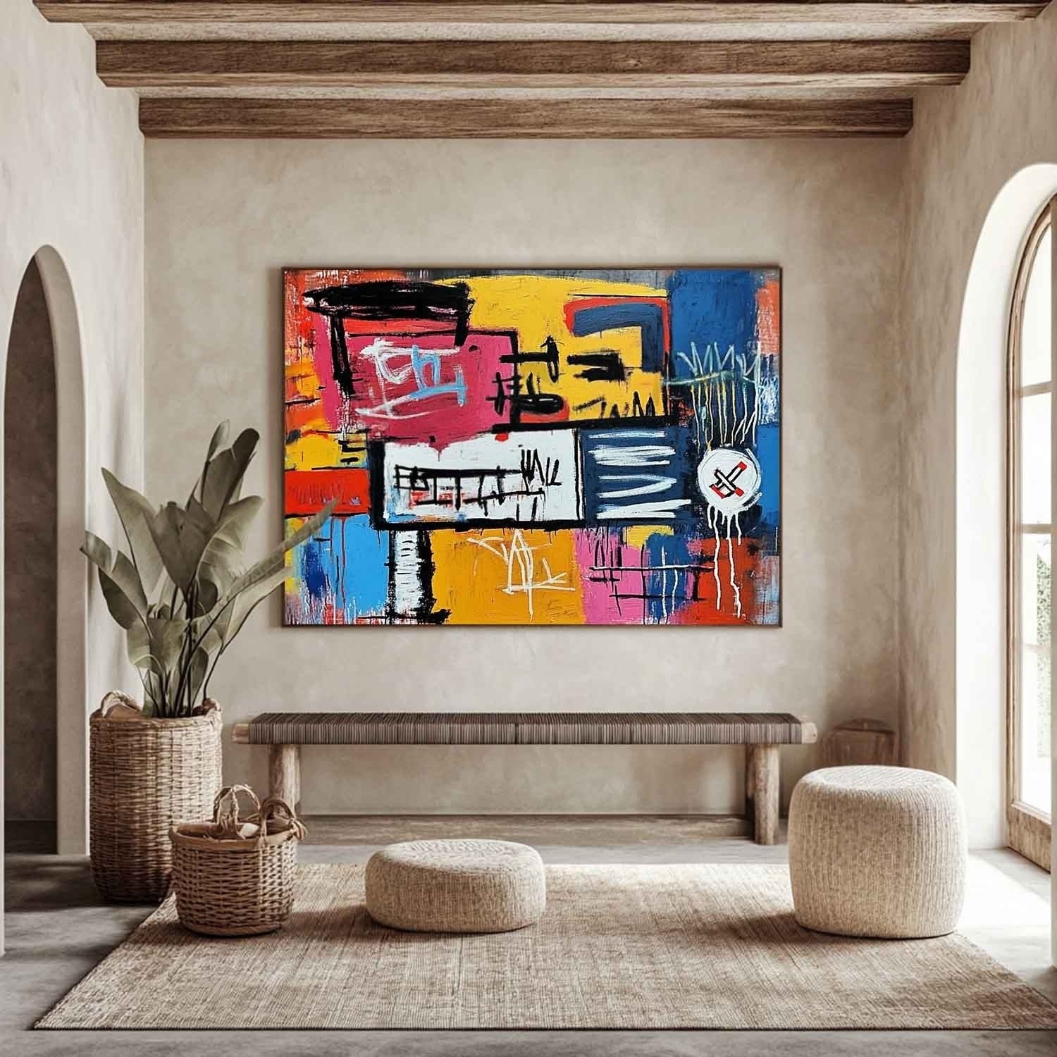 Wall Art Horizontal Neo Expressionist
