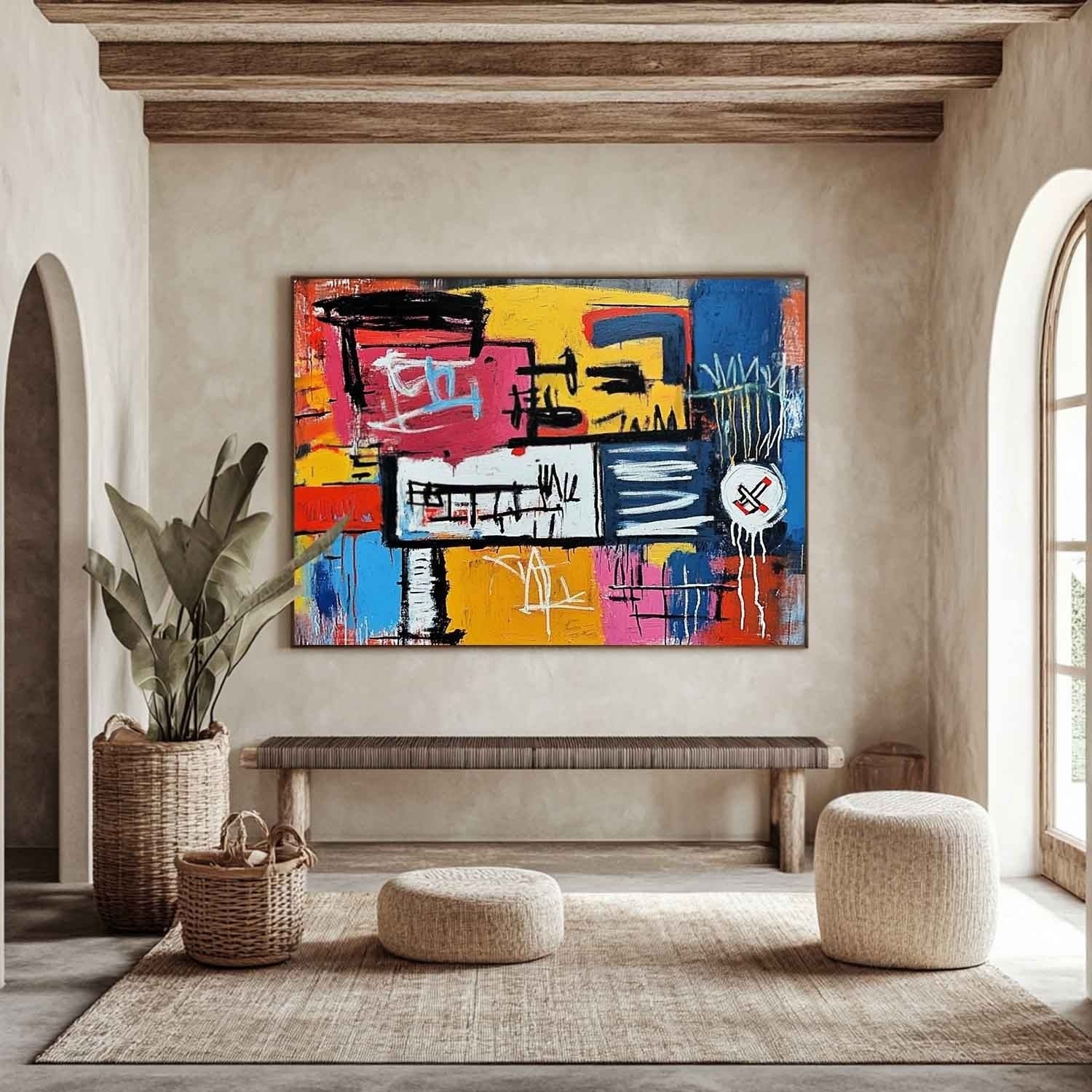 Wall Art Horizontal Neo Expressionist
