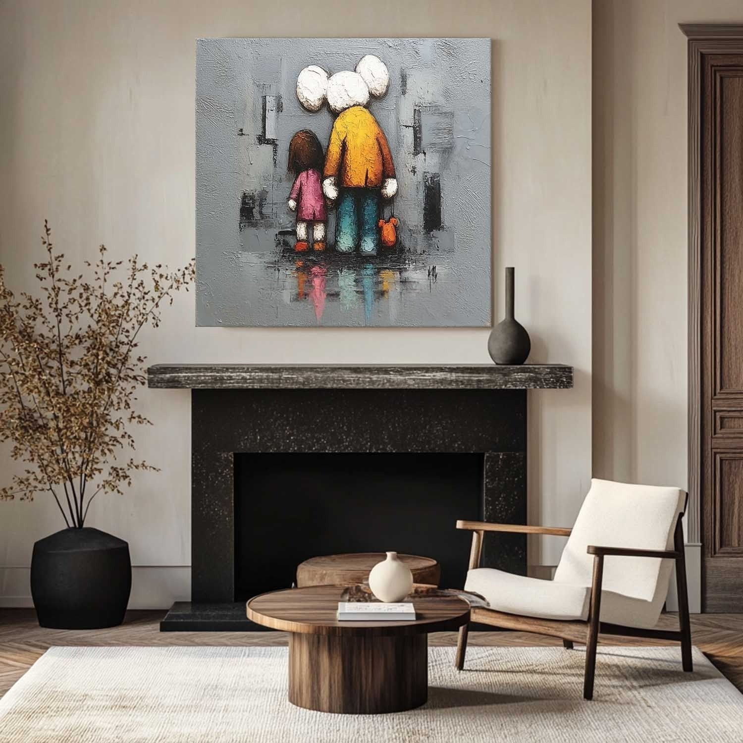 Wall Art Heartfelt Kaws Companion