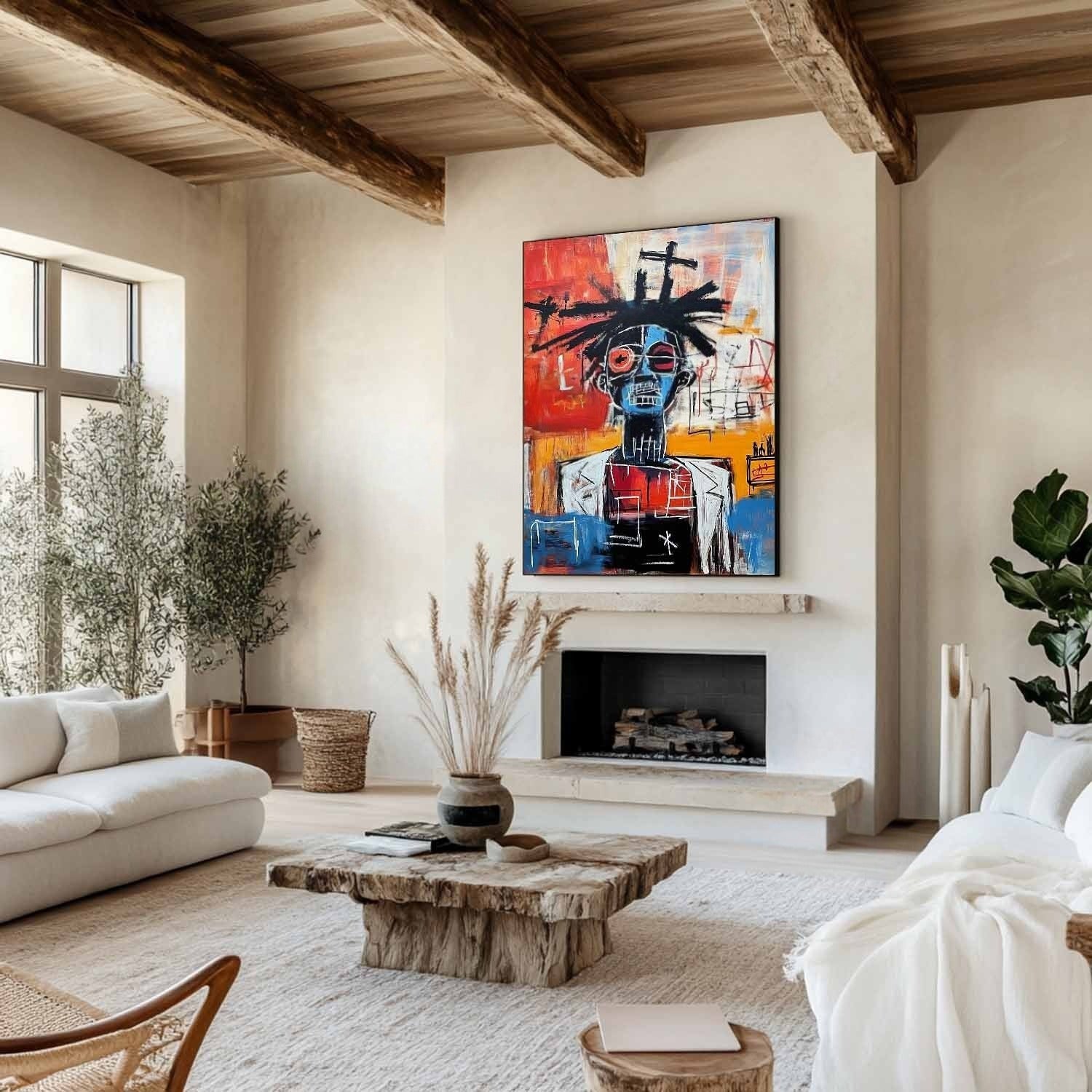Wall Art Neo Expressionist Portrait