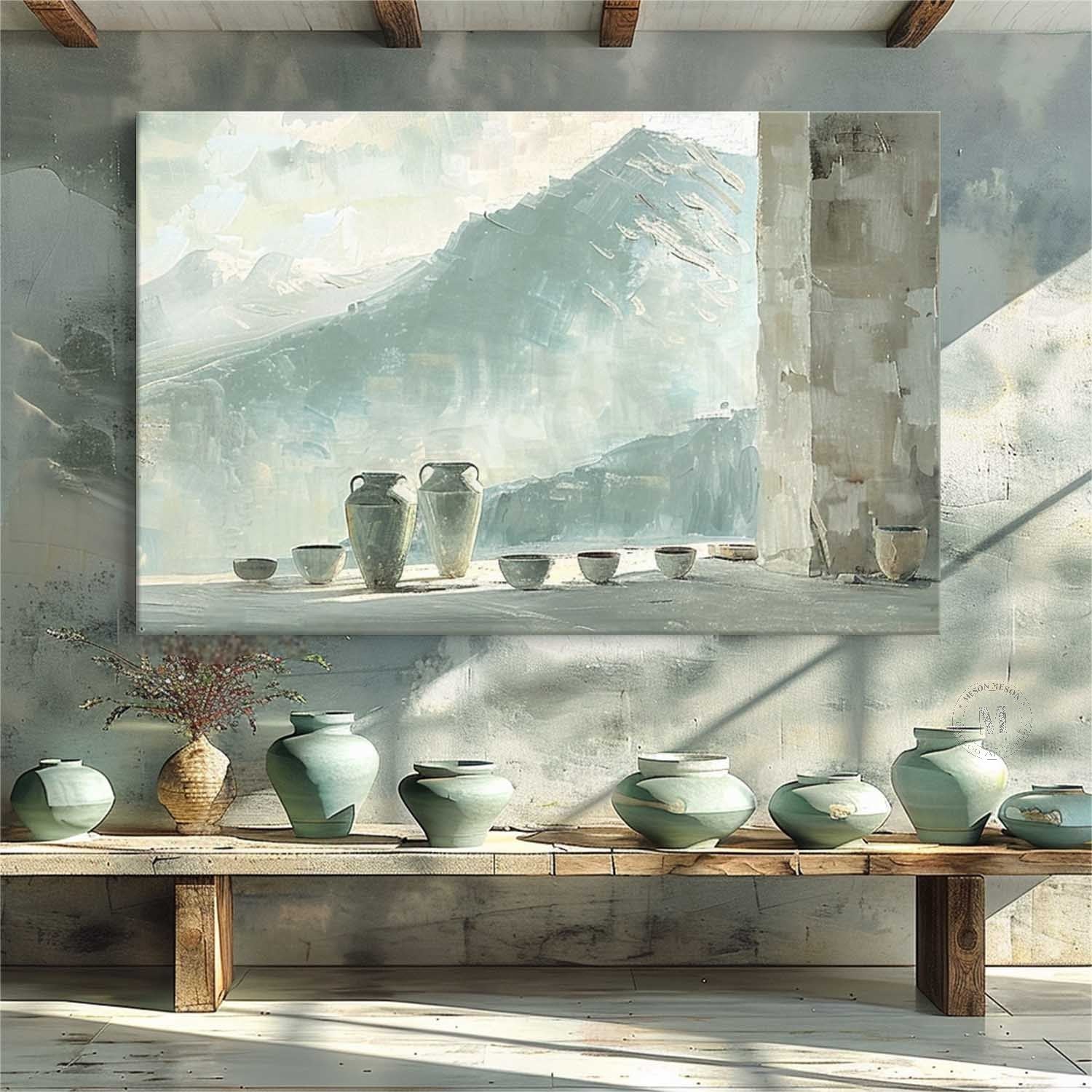 Wall Art Mountain Landscape Painting