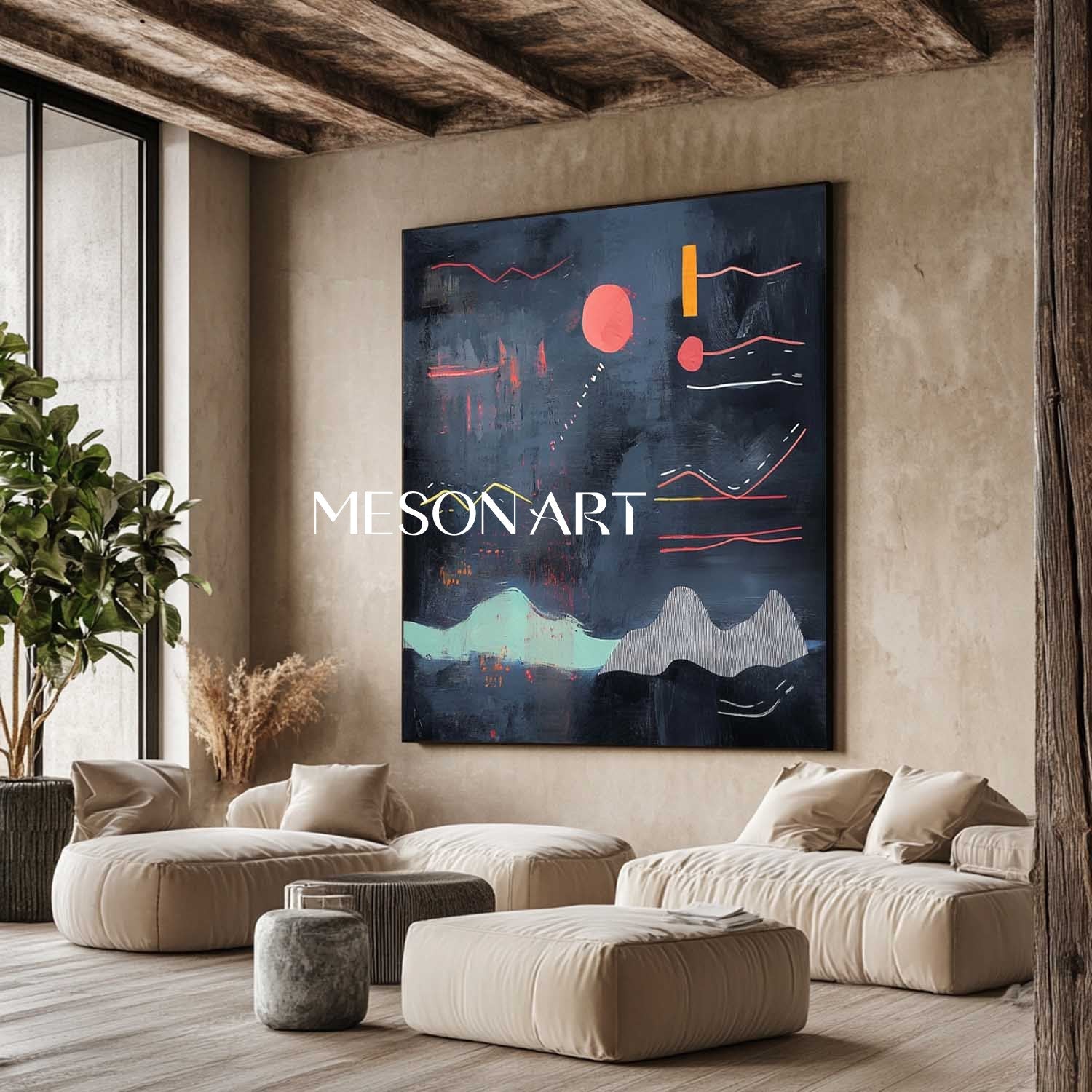 Contemporary Minimalist Art MA130 - Neutralighting