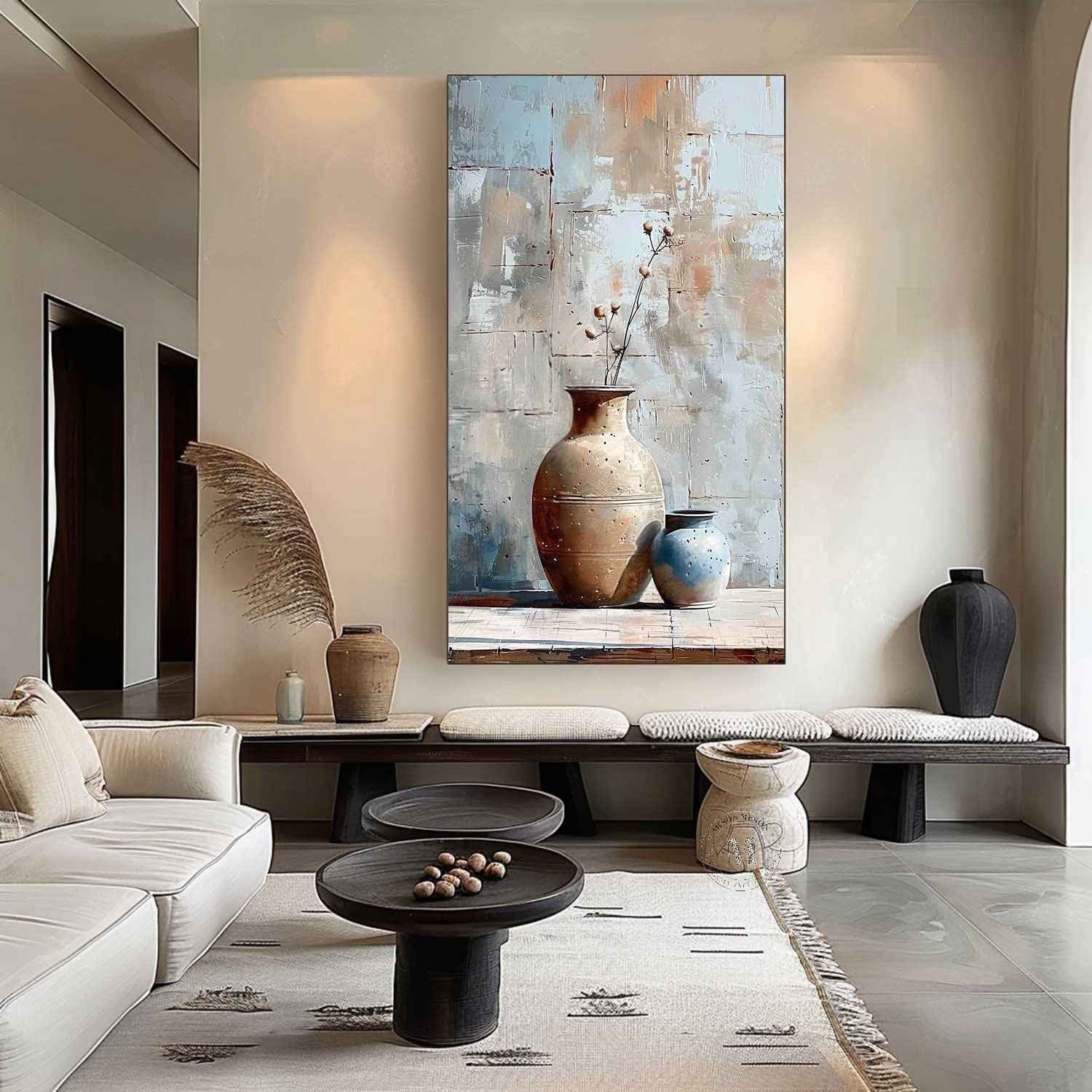Wall Art Vertical Wabi-Sabi Still Life