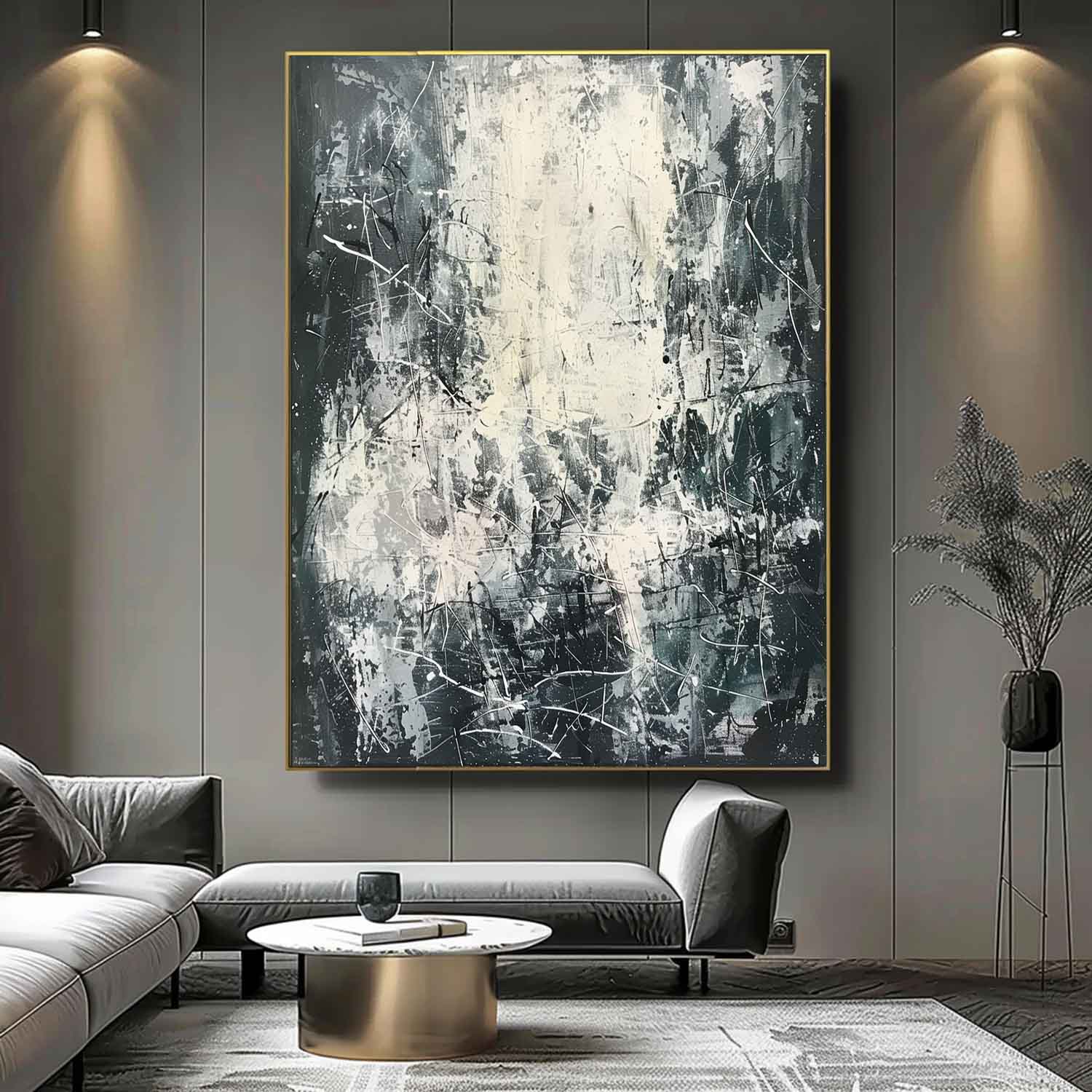 Abstract Expressionist Art AEA017 - Neutralighting