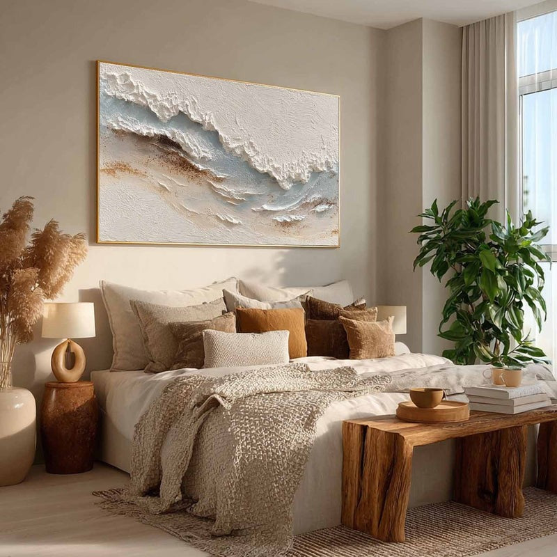 Wall Art Abstract Ocean Wave Painting