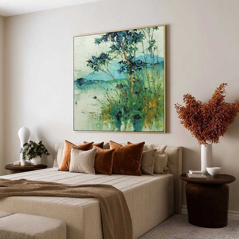 Wall Art Landscape Tree Painting