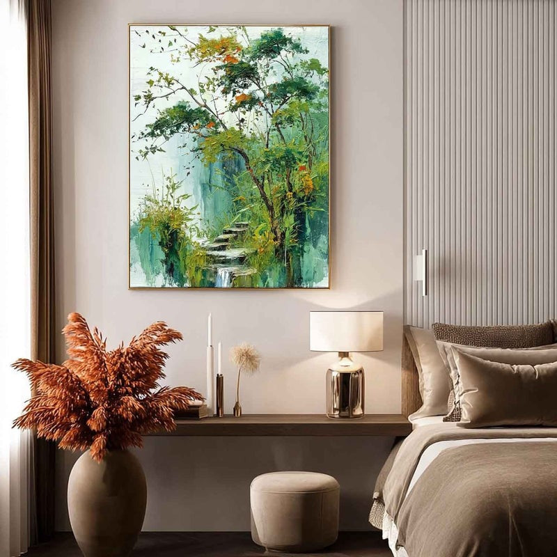 Wall Art Forest Landscape Painting