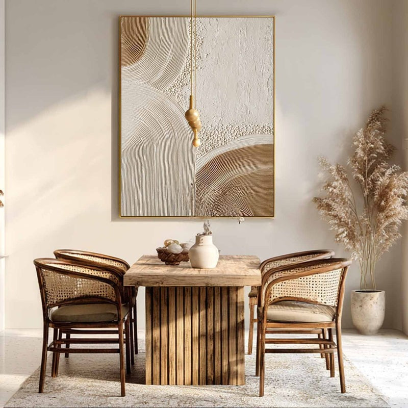 Wall Art Abstract Arc Texture Painting