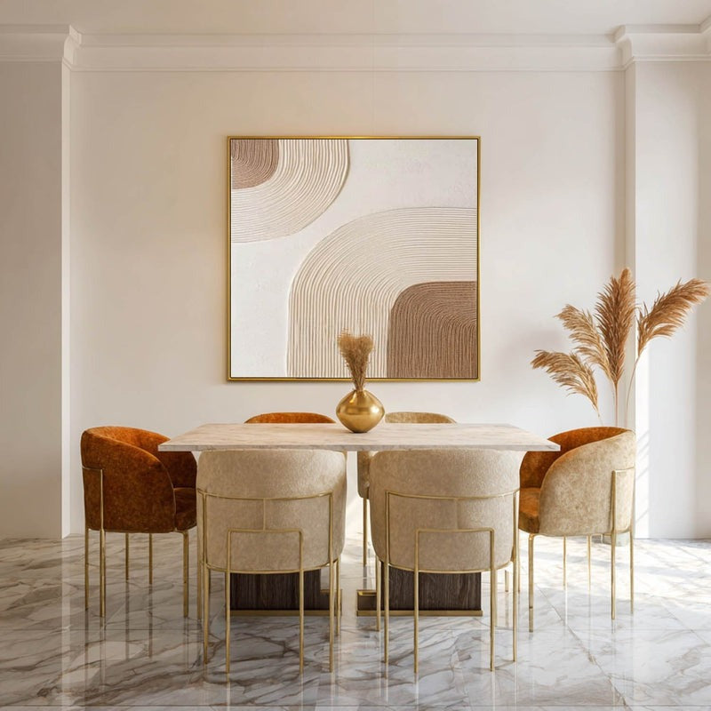 Wall Art Abstract Line Texture Painting