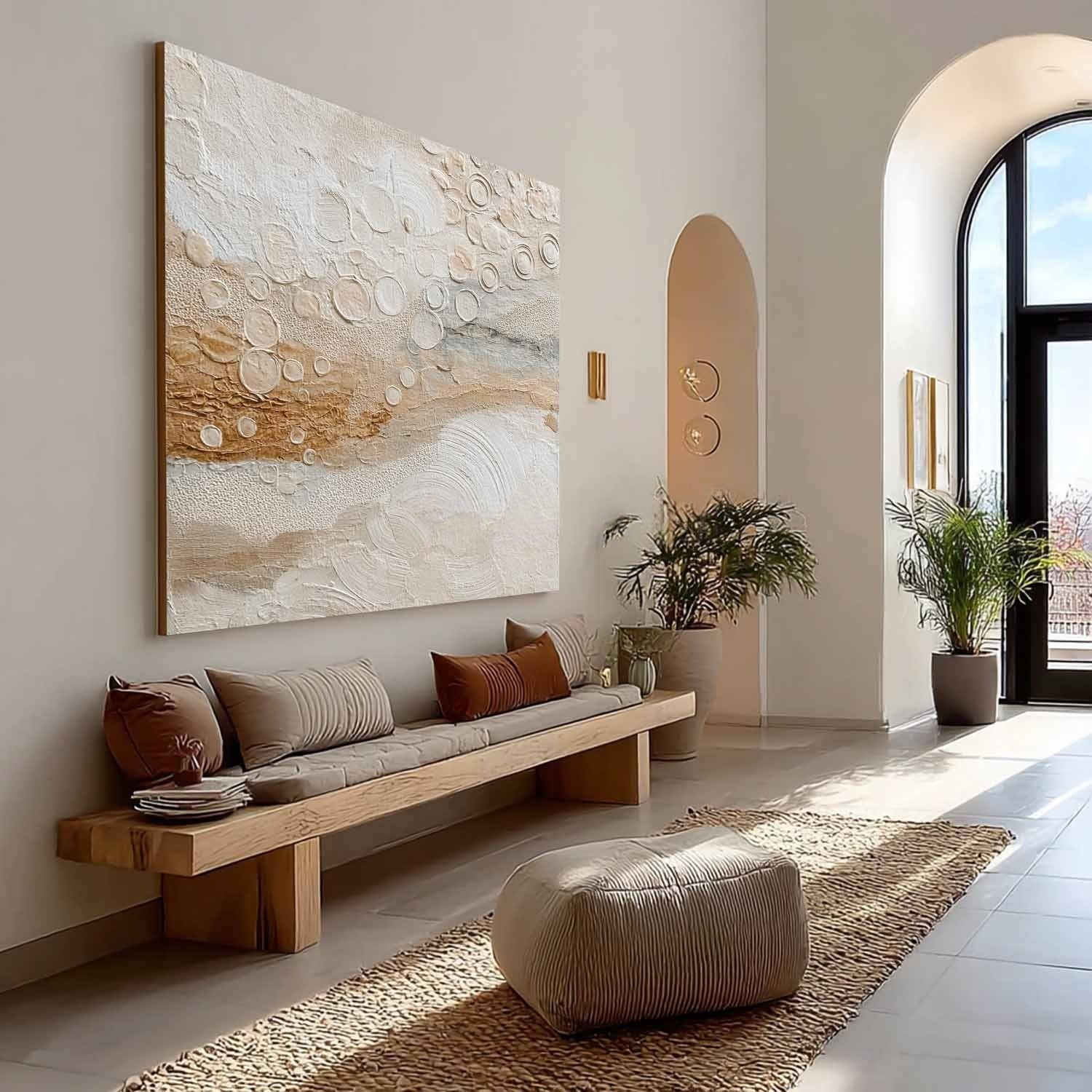 Wall Art Bubbly Texture Oil Painting