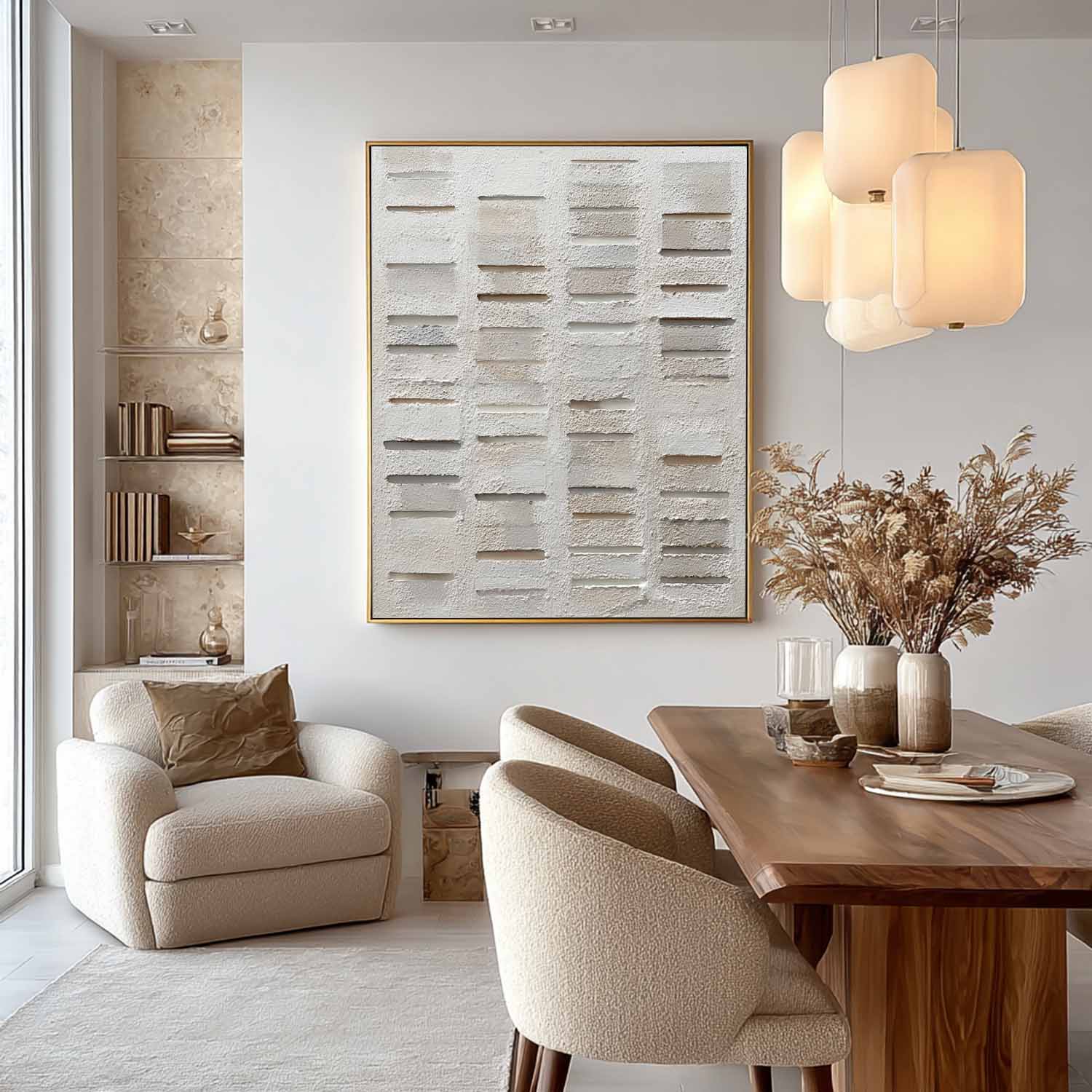 Plaster Art Texture Painting SG404 - Neutralighting