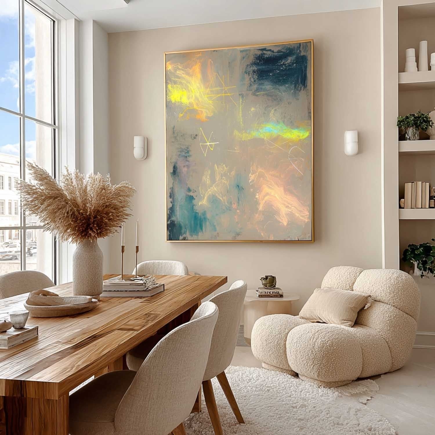 Wall Art Ethereal Iridescent Colorful