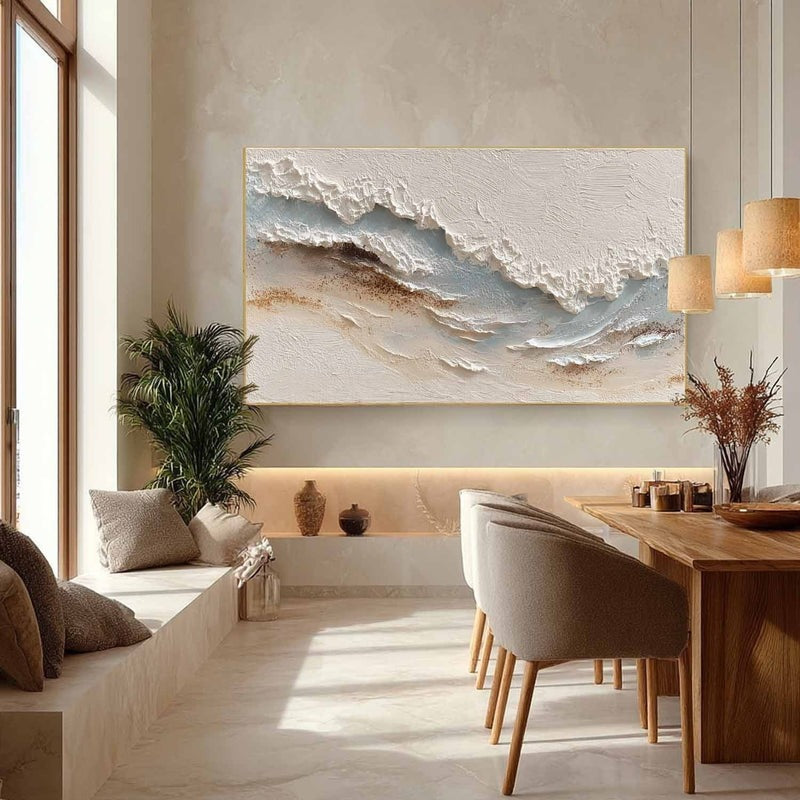 Wall Art Abstract Ocean Wave Painting