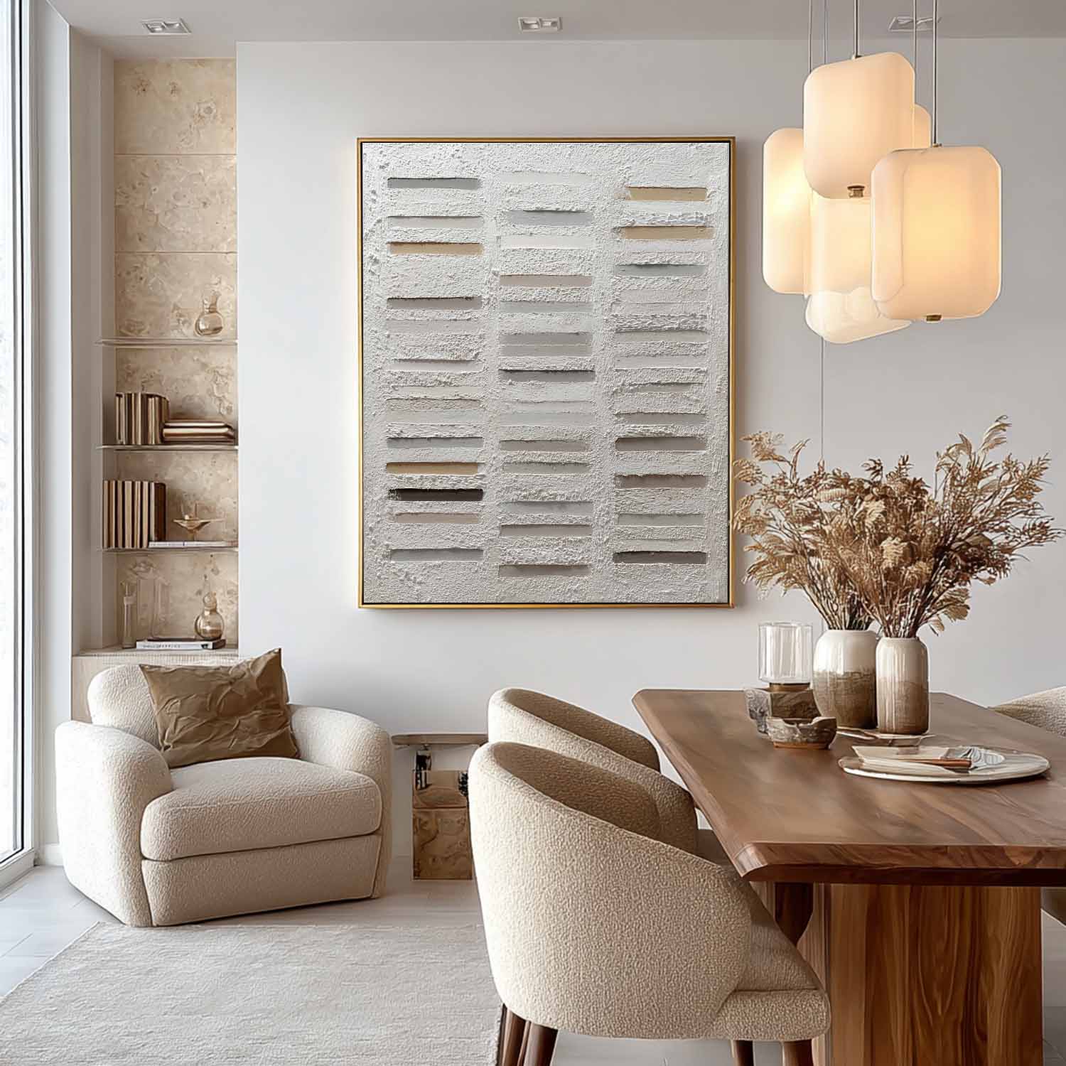 Plaster Art Texture Painting SG408 - Neutralighting