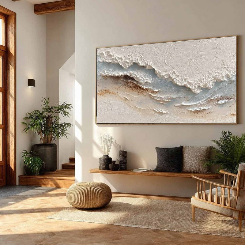 Wall Art Abstract Ocean Wave Painting