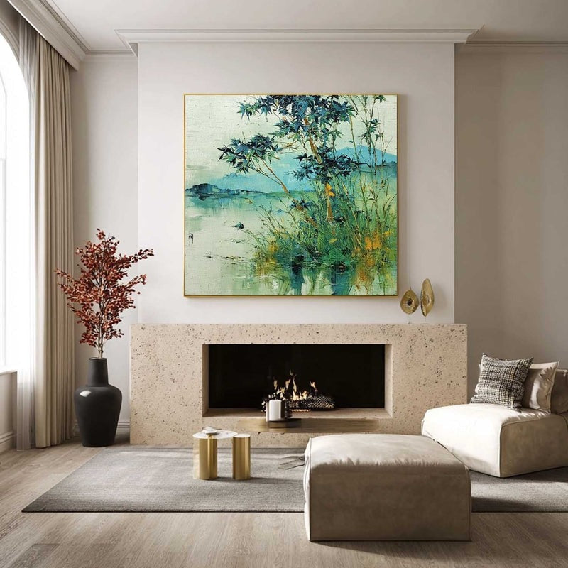 Wall Art Landscape Tree Painting