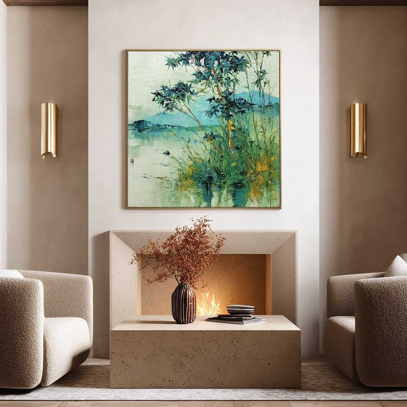 Wall Art Landscape Tree Painting