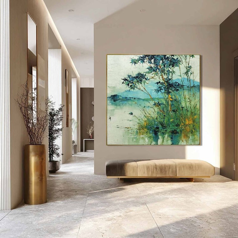 Wall Art Landscape Tree Painting
