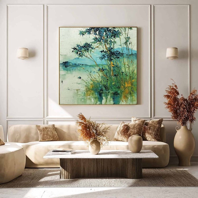 Wall Art Landscape Tree Painting
