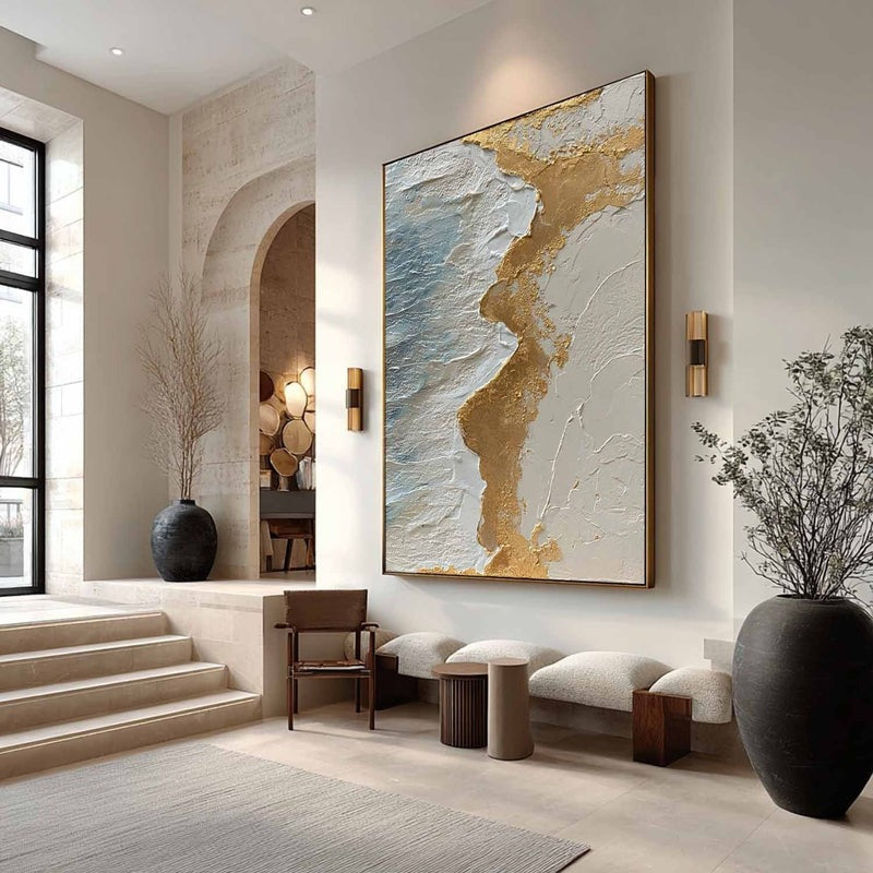 Wall Art Abstract Ocean Texture Painting