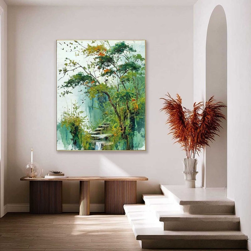 Wall Art Forest Landscape Painting